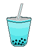 Blueberry Boba Tea